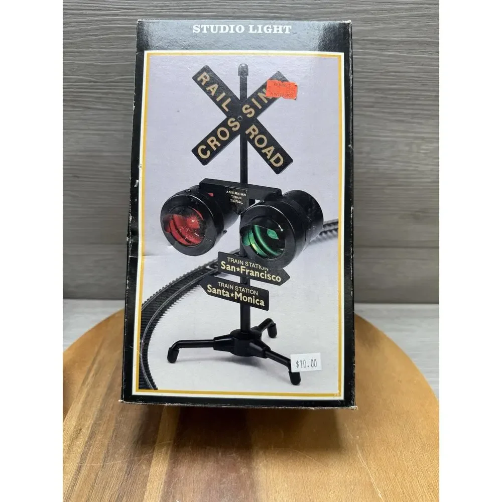 Railroad Crossing Signal American Train Signal Novelty Lamp Light